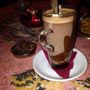 The best Vana Tallinn hot chocolate in Tallinn - at Chocolats du Pierre.