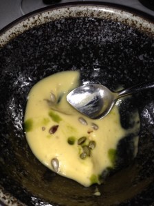 Pumpkin soup amuse bouche